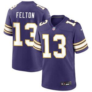 Mens Youths Kids Womens Tai Felton Stitched Jersey Purple